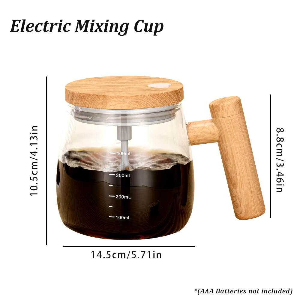 Automatic Self Stirring Mug, Coffee Milk Mixing Cup, Magnetic Stirring, Stainless Steel Electric Blender, 400Ml
